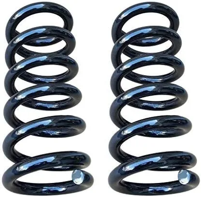 QSA Bobinas de bajada delanteras/muelles de 2 pulgadas. Compatible con: Ford F-150 F150 F 150 97-02 Expedition (2WD) 1997-2003 (solo compatible con