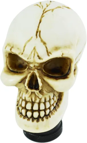 Palanca de cambios con forma de calavera para palanca de cambios de velocidad, ajuste universal para la mayoría de los coches