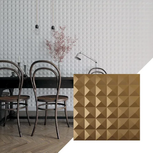 Miniatura 23 de Ekena Millwork 19 5/8 pulgadas de ancho x 19 5/8 pulgadas de alto Damon EnduraWall Panel decorativo de pared 3D, niebla marina