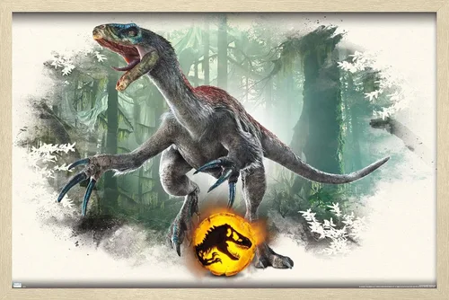 Miniatura 5 de Trends International Jurassic World: Dominion - Póster de pared focal Therizinosaurus, 22.375 x 34 pulgadas, versión premium sin marco