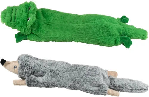 Miniatura 20 de SHARLOVY Paquete de 5 juguetes chirriantes para perros, juguetes de peluche de burbujas para dentición para cachorros, juguetes para perros