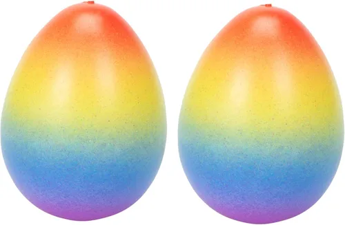 Miniatura 5 de YMCtoys - Huevos de unicornio arcoíris sorpresa que crecen y eclosionan, juego de 2