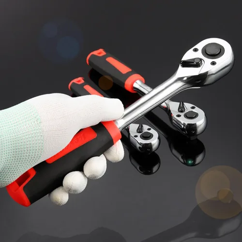 Miniatura 7 de Utoolmart Llave de trinquete rotador, 1/2 pulgada CR-V Reversible de liberación rápida Drive 1 pcs