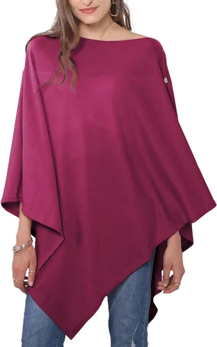 Miniatura 31 de MissShorthair Versatile Women's Shawl Wrap – Soft Knitted Poncho Cape Scarf for Fall Winter