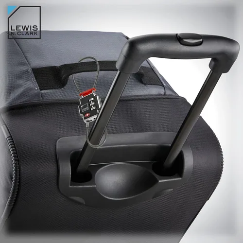 Miniatura 7 de Cerradura de seguridad triple Lewis N Clark, Negro -, Compacto