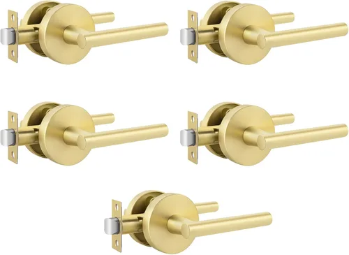 Miniatura 38 de Goldenwarm - Paquete de 1 picaporte negro inactivo de una sola cara, con tirador de puerta de extracción mate, resistente, para armario o despensa