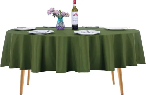 Miniatura 79 de Ascoza Paquete de 2 manteles rectangulares blancos de 60 x 84 pulgadas, tela de poliéster de 4 pies, para bodas, banquetes, restaurantes y fiestas