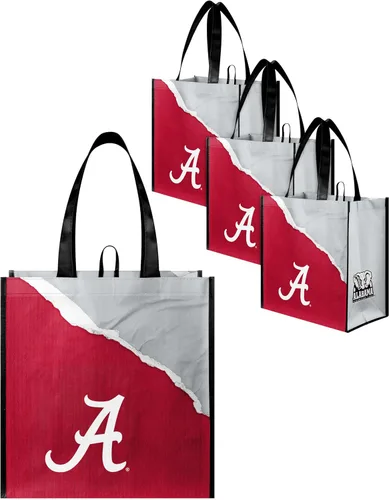 Miniatura 2 de FOCO Bolsas de compras reutilizables con logotipo del equipo de la NCAA