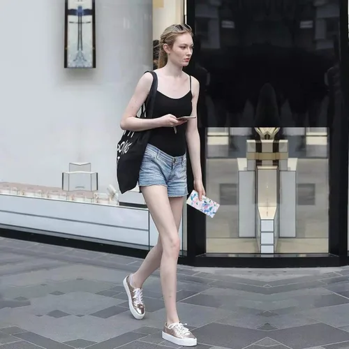 Miniatura 148 de HUA ANGEL Billetera para mujer, ultra delgada y delgada, con bloqueo RFID, tarjetero de crédito, doble embrague, carteras largas, regalo para A-ámbar