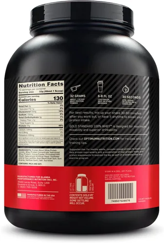 Miniatura 10 de Optimum Nutrition Estándar dorado 100% Proteína de Suero de Leche en Polvo, Pie de lima, 1.8 Libra
