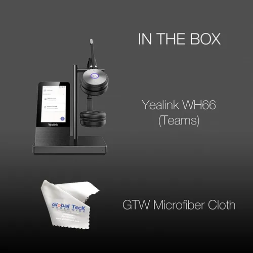 Miniatura 6 de Yealink WH66 Teams - Auriculares DECT certificados por equipos, se conectan al escritorio, PC/Mac, softphones - Funciona con equipos, Zoom