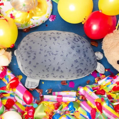 Miniatura 7 de Pineapple Almohada de Peluche de Foca, Peluche Gigante de Animal de Peluche, Juguetes de Peluche Suaves de Foca de Peluche, Peluches Lindos Jumbo