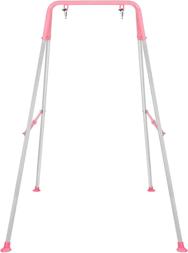 Miniatura 9 de Soporte de columpio para bebé, marco de columpio plegable para bebé, juego de columpio de metal resistente con marco en A para la mayoría