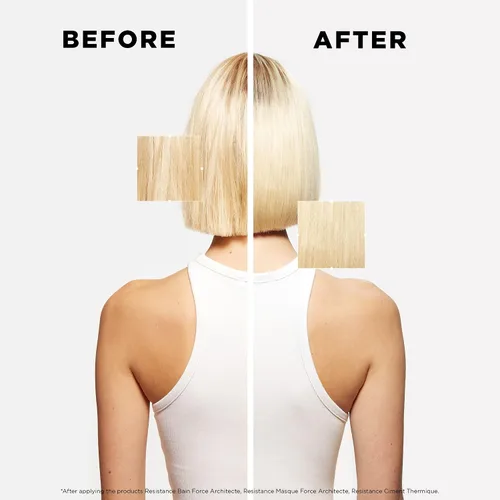 Miniatura 7 de Champú Kerastase Resistance Force Architecte - Champú Reconstructivo y Reparador Para Cabello Débil y Dañado, Formulado Con Complejo Pro-Keratine