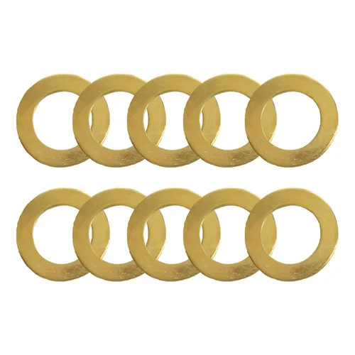 10 bujes de hoja de sierra, de 1 a 5/8 pulgadas, adaptador de anillo de latón, grosor de 0.039 pulgadas por ANTENGDATOOL