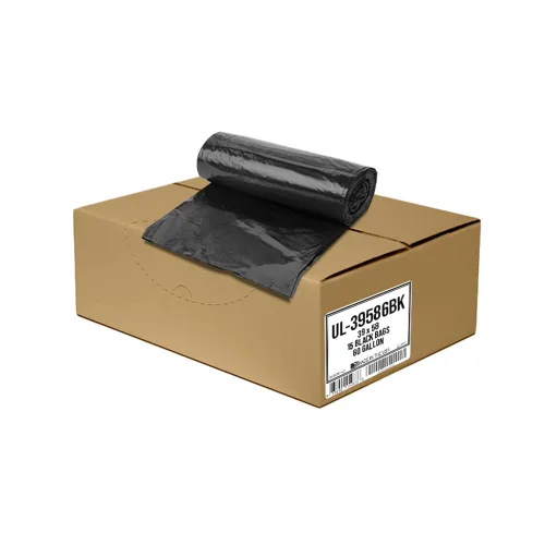 Miniatura 2 de Ultrasac UL-39586BK UL-39586BK - Bolsas de basura negras resistentes de 39 x 58 pulgadas, paquete de 15 unidades, para contratistas, construcción e
