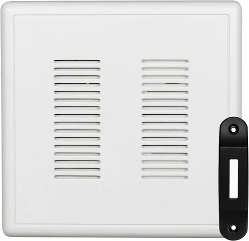 Kit de timbre eléctrico PrimeChime Plus 2, timbres para el hogar, incluye campanillas de anillo seleccionables, botón decorativo, negro, iluminación