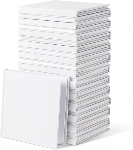 Miniatura 10 de Ireer 24 cuadernos coloridos de tapa dura en blanco a granel para niños para escribir libros en blanco para diario, bocetos, escritura, suministros