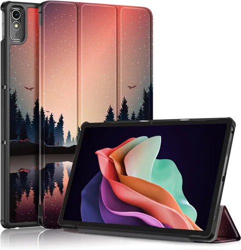 Miniatura 10 de Funda para Lenovo Tab P11 Gen 2 (11.5 pulgadas) TB-350FU/TB-350XC lanzada en 2023 – Trifold Shell Slim Lightweight Stand Auto Wake/Sleep Folio Cover