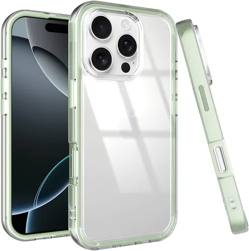 Miniatura 12 de Puxicu Funda acrílica 2 en 1 para iPhone 11 Pro, antiamarilleo, protección de grado militar, funda delgada a prueba de caídas para iPhone 11 Pro