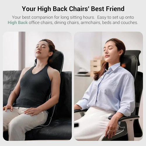 Miniatura 8 de Mynt Aprobado por FSA y HSA Masajeador Shiatsu para Cuello y Espalda Compatible con Silla con 10 Nodos de Amasar Profundo, Masaje Ajustable 2D y 3D