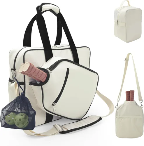 Bolsa de Pickleball LAKE OF FIRE para Mujeres y Hombres, Elegante Bolsa de Pala de Pickleball de Nylon Resistente al Agua de Gran Capacidad con
