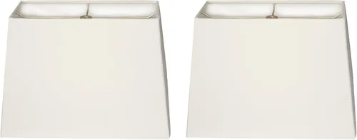 Miniatura 30 de Royal Designs, Inc. HB-613-12AGL Pantalla para lámpara de tapa dura rectangular, (5 x 10) x (8 x 12) x 9.5, Oro Antiguo