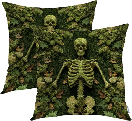 Miniatura 9 de Batmerry Flowers with Stems Throw Pillow Covers, Beautiful Floral Decorative Pillow Covers Digital Printing Blended for Couch Sofa Bed Invisible