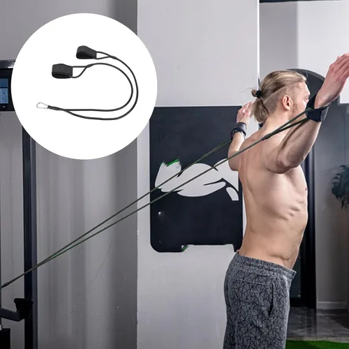 Miniatura 3 de Banda de ejercicio: bandas de resistencia de látex suave para entrenamiento, entrenamiento de fuerza de brazo, equipo de fitness para gimnasio