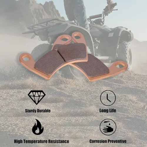 Miniatura 8 de Pastillas de Freno Delanteras y Traseras para Polaris RZR 1000 XP 2014-2023/RZR 1000 XP 4 2014-2023/Ranger Crew 570 Tamaño Completo 2015-2023/Ranger
