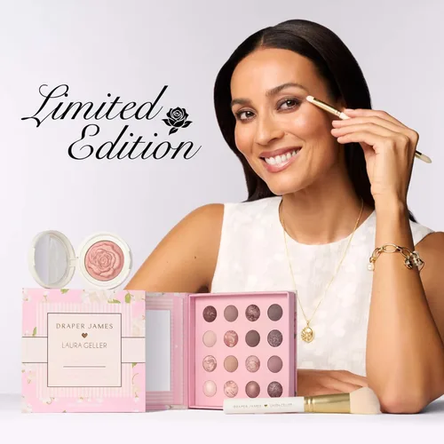 Miniatura 5 de LAURA GELLER NEW YORK Baked Blush-n-Brighten para piel madura - 00 In Bloom - El rubor en polvo no se asienta en líneas finas - Acabado natural