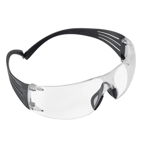 Miniatura 2 de 3M Gafas de seguridad, SecureFit, paquete de 20, ANSI Z87, lente transparente antivaho y marco transparente, patillas flexibles, pómulos altos