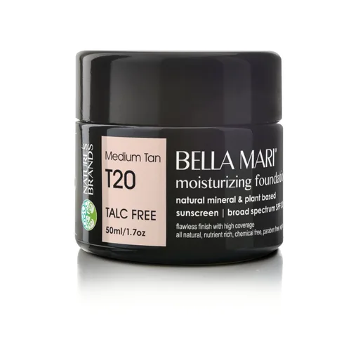 Miniatura 18 de Bella Mari - Base hidratante natural, color beige claro (B10); plástico sin PBA de 2