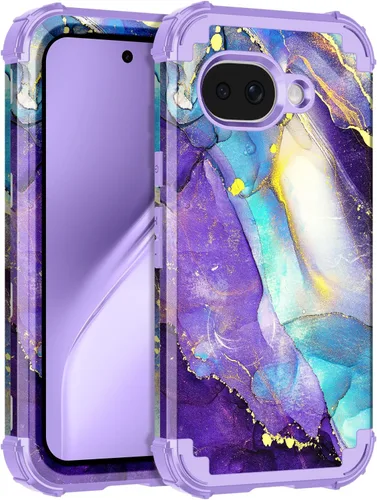 Miniatura 10 de Rancase Funda para Google Pixel 10 Pro XL 2025, brilla en la oscuridad de tres capas [protección de grado militar] resistente a prueba de golpes