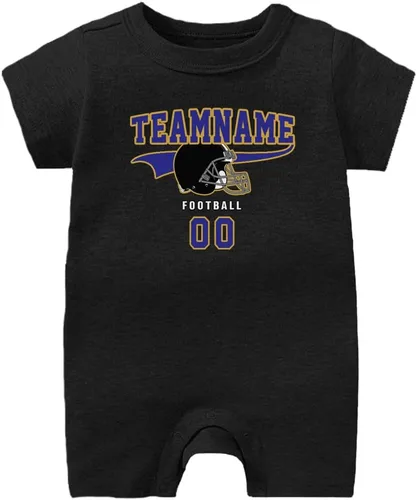 Miniatura 40 de Traje de fútbol personalizado para bebé, hace que tu bebé nombre y número de ropa de fútbol regalos