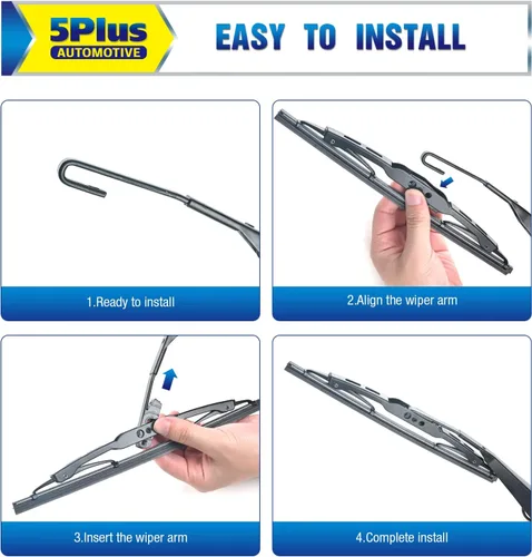 Miniatura 2 de Escobillas limpiaparabrisas de repuesto de 13"+13 pulgadas genéricas para JEEP Wrangler 2006-1999, escobillas limpiaparabrisas de repuesto