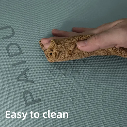 Miniatura 7 de PAIDU Yoga Mat Non Slip Anti-tear,extra thick-2/5 inch（10MM）High Resiliency Professional POE Yoga Mats for Women Men Kids,72"x24"inch,Workout, Yoga