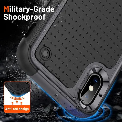 Miniatura 142 de Jeylly Funda para iPhone SE/Funda para iPhone 5S, Exterior de Plástico Duro que Absorbe Golpes + Interior de Silicona de Goma Defensor contra