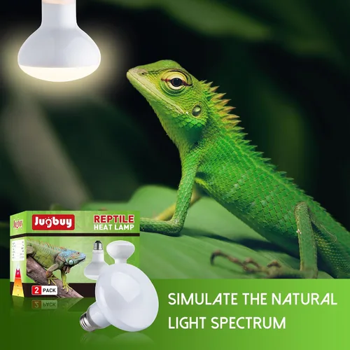 Miniatura 4 de Bombilla de calor para reptiles, 100 vatios UVA luz diurna para dragón barbudo, tortuga, lagarto, serpiente, tortuga, camaleón, anfibios, paquete