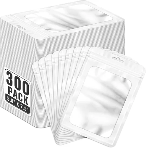 Miniatura 7 de ANZNKU 300 bolsas holográficas de Mylar resellables, bolsas resellables de 4x6 pulgadas para pequeñas empresas, bolsa de kit para resaca a prueba