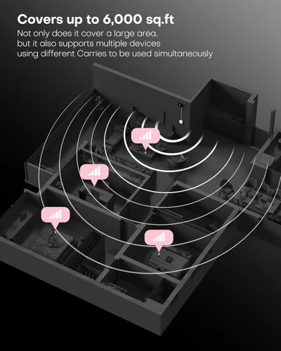 Miniatura 4 de Cubierta de refuerzo de teléfono celular de 6000 pies cuadrados, señal Boost 5G 4G LTE para todos los operadores de EE. UU., amplificador de señal