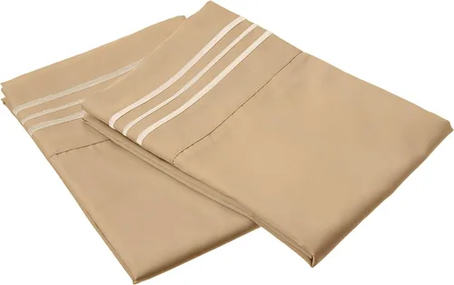 Miniatura 49 de Elegante juego de cómodas sábanas para cama de 1500 hilos resistente a arrugas y a la decoloración, calidad egipcia de lujo ultrasuave de 4 piezas