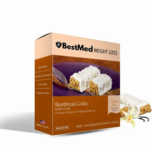 Miniatura 19 de BestMed - Barra de proteínas – 0.55 onzas de proteína, baja en carbohidratos, baja en azúcar, alta fibra, baja en calorías, barra nutricional
