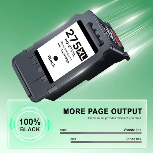 Miniatura 4 de PG-275 XL Cartucho de tinta negra PG-275XL para Canon 275 Cartuchos de tinta negra 275XL para impresoras Canon Pixma TR4720 TS3722 TS3500 TS3520