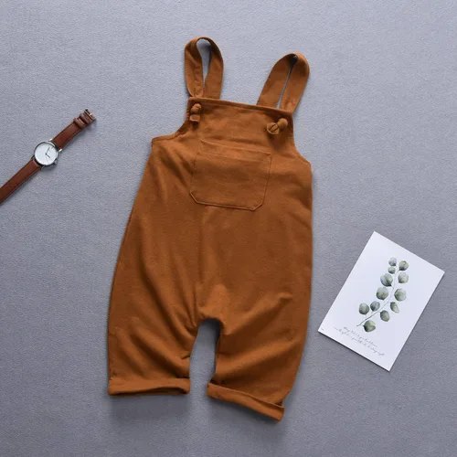 Miniatura 7 de Unutiylo Ropa de bebé para caballero, overol para niños pequeños, pantalones con tirantes y mameluco