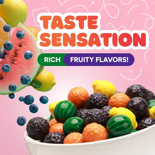 Miniatura 5 de Seedlings Gumballs para Niños - 1.7lb Goma Original Seedling - Bolas de Chicle con Forma de Fruta - Chicle Globo para Niños - Bolas de Chicle