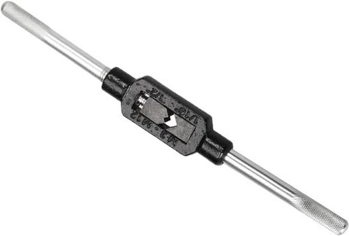 Miniatura 8 de Mango de llave de grifo, ajuste M4-M12 8/16"-1/2" (UNC/UNF), llave inglesa ajustable de un solo extremo, herramienta manual de roscado