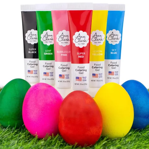 Miniatura 5 de Ann Clark - Gel colorante para alimentos de grado profesional fabricado en Estados Unidos, paquete de 6