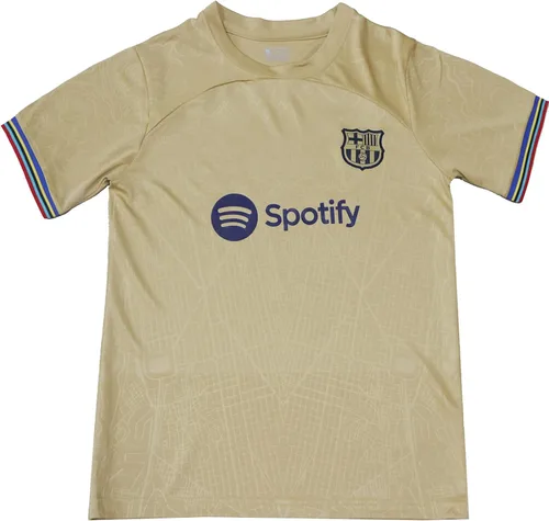 Miniatura 4 de CEKFAX 20222023 Barca Away #9 Robert Lewandowski Football Soccer Kids Jersey Shorts Socks Set Juvenil Tallas