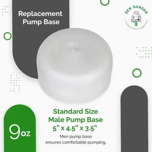 Miniatura 2 de Zen Hanger Base de bomba de pene (9 onzas) - Parte de bomba de pene de tamaño XL - Funda de bomba de pene súper suave con base personalizada